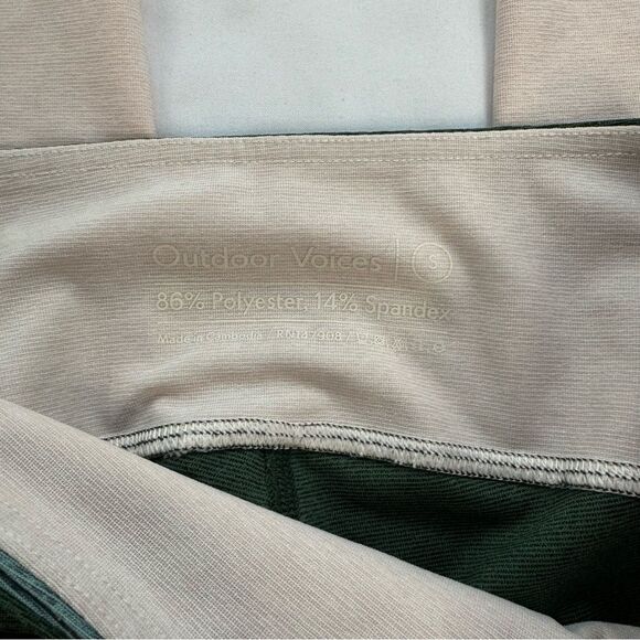 Outdoor Voices Size S Green Pink Colorblock Springs 7/8 Legging Mid Rise Gym - Picture 4 of 8